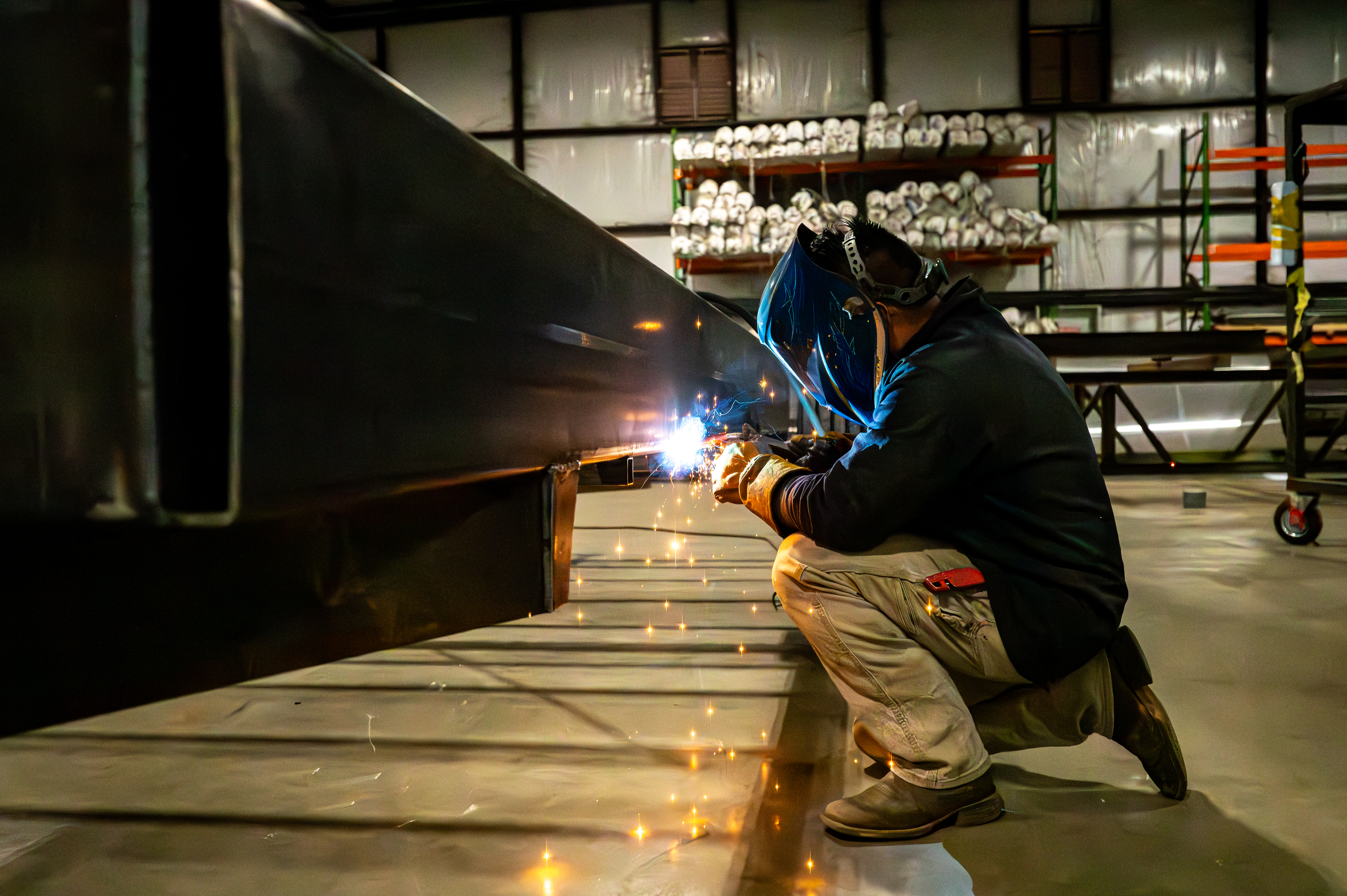 Weld Seam Close Up