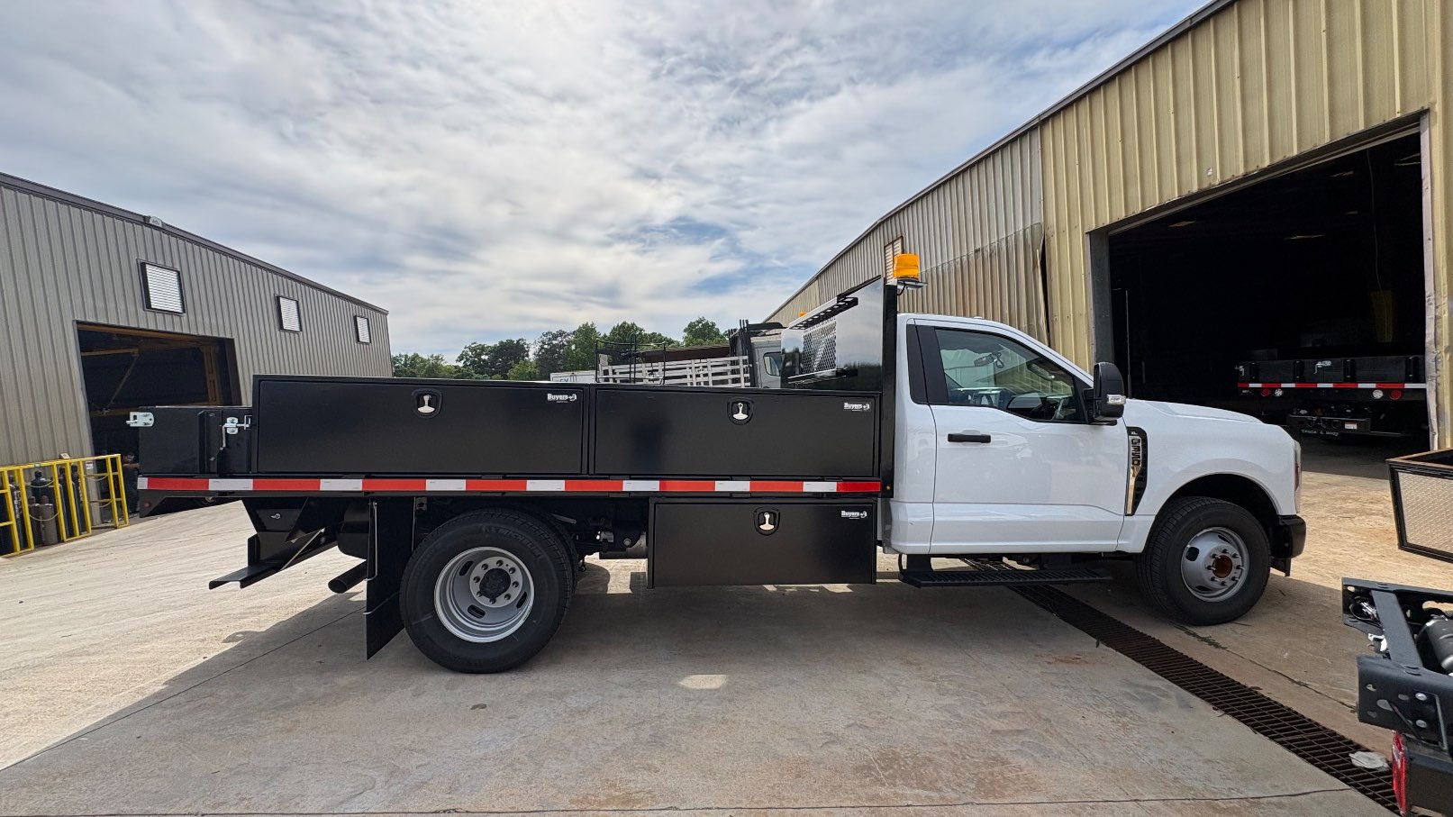Steel Flatbed Loaded